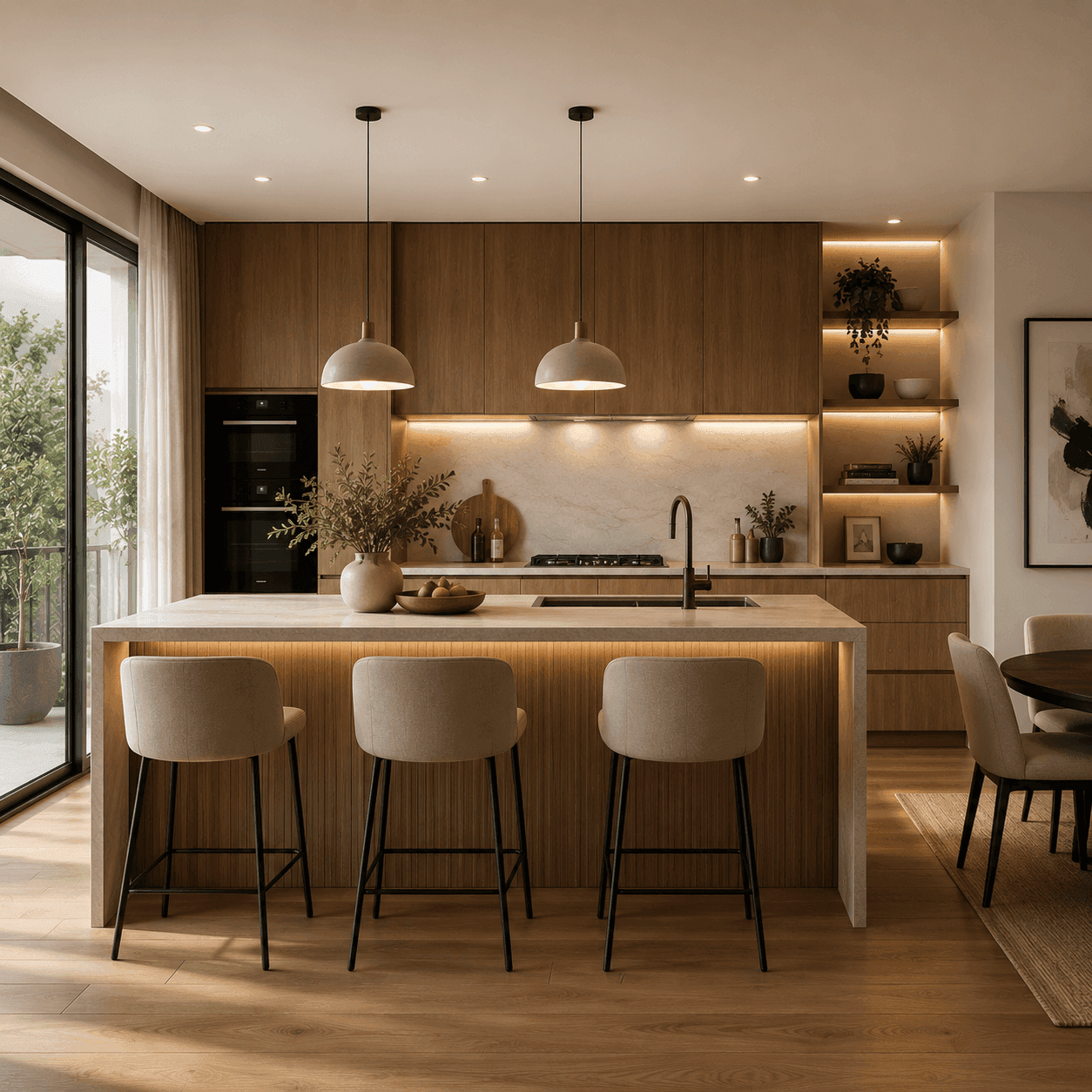 Modern interior visualization
